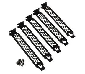 Kolink PCI-Steckplatzabdeckungen 5 Stück schwarz