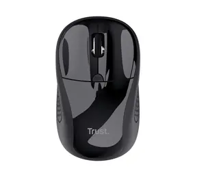 Trust BASICS Wireless schwarz / Kabellose Maus / optisch / 1600 DPI / 3 Tasten / RF 2,4 GHz