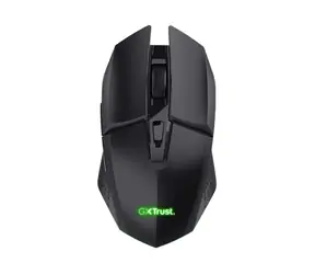 Trust GXT 110 Felox Schwarz / Kabellose Gaming-Maus / Optisch / 4800 DPI / 6 Tasten / RF 2,4 GHz  