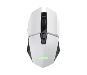 Trust GXT 110 Felox weiß / Kabellose Gaming-Maus / optisch / 4800 DPI / 6 Tasten / RF 2,4 GHz  