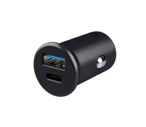 Trust Fast 38W PD schwarz / Autoladegerät / 38W / 1x USB-A / 1x USB-C