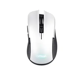 Trust GXT 923 YBAR weiß / Kabellose Gaming-Maus / optisch / 7200 DPI / 6 Tasten / RF 2,4 GHz   