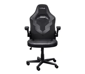 Trust GXT703 Riye schwarz / Gaming Stuhl / verstellbar / belastbar bis 140 kg / Stoff & Kunstfasergewebe