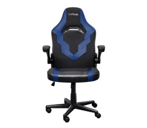 Trust GXT703B Riye blau / Gaming Stuhl / verstellbar / belastbar bis 140 kg / Stoff & Kunstleder