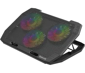 Redragon GCP511 Ingrid schwarz / Kühlpad für Laptop / 3x 120 mm / bis 17" / USB