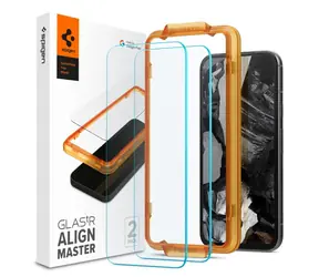 Spigen Glass tR AlignMaster Schutzglas für Google Pixel 8a 2 Stk 
