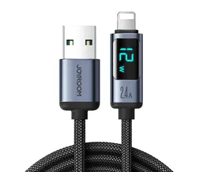 Joyroom S-AL012A16 Ladekabel Prism USB-A (M) - Lightning (M) 2,4A 1,2m schwarz 