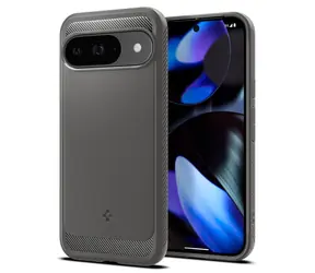 Spigen Rugged Armor Schutzhülle für Google Pixel 9 Pro/Pixel 9 Marmorgrau
