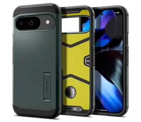 Spigen Tough Armor Schutzhülle für Google Pixel 9 Pro/Pixel 9 Abyss Green