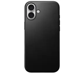Nomad Modern Leather Case Lederhülle für Apple iPhone 16 PLUS schwarz