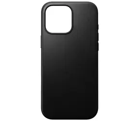 Nomad Modern Leather Case Lederhülle für Apple iPhone 16 Pro Max schwarz 