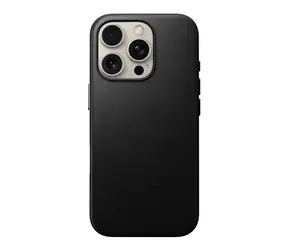 Nomad Traditional Leather Case Lederhülle für Apple iPhone 16 Pro schwarz