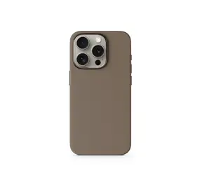 Epico Mag+ Lederhülle Rückseite mit MagSafe für iPhone 15 Pro Max Sand