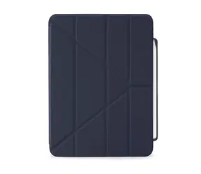 Pipetto Origami No3 Federmäppchen Schutzhülle für Apple iPad Air 11 (2024) & iPad Air 10.9 (2022/2020) Dunkelblau