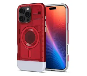 Spigen Classic C1 MagSafe-Hülle für Apple iPhone 16 Pro Max rot