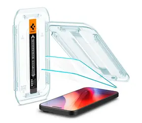 Spigen Glass tR EZ Fit 2 Pack Schutzglas für Apple iPhone 16 Pro klar