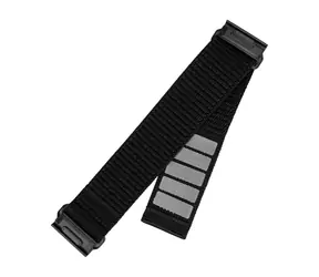 FIXED Nylon-Sportarmband für Garmin QuickFit 22 mm schwarz