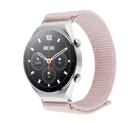 FIXED Nylon-Sportarmband mit Schnellverschluss 20 mm für Smartwatch Roségold