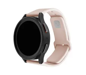 FIXED Satz Silikonbänder Sportliches Silikonarmband mit Schnellverschluss 20 mm für Smartwatch rosa