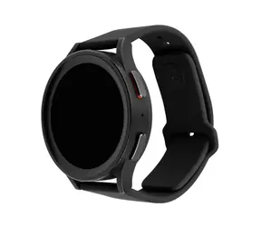 FIXED Satz Silikonbänder Sportliches Silikonarmband mit Schnellverschluss 20 mm für Smartwatch schwarz