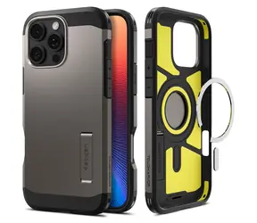 Spigen Tough Armor MagSafe Schutzhülle für Apple iPhone 16 Pro Max Rotguss