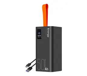 Obal:Me EnergyPulse Powerbank 50000mAh 22,5W schwarz