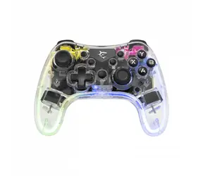 White Shark GPW-8039 LEGION transparent / Kabelloses Gamepad / PS3 & PS4 & PC & Android & iOS