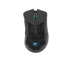 White Shark LIONEL schwarz / Gaming-Funkmaus / optisch / 10000 DPI / 6 Tasten / RGB / USB
