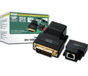 Digitus DS-54101 DVI-Extender über LAN / bis zu einer Entfernung von 70 m