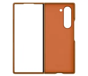 Samsung Schutzhülle aus veganem Leder für Samsung Galaxy Z Fold 6 braun