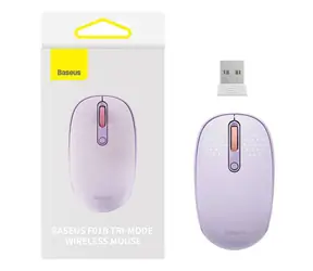 Baseus B01055503513-00 lila / Kabellose Maus / 1600 DPI / USB-A / Bluetooth 5.0