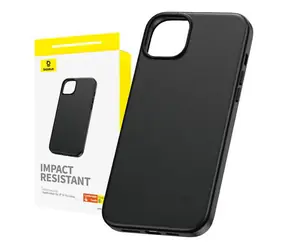 Baseus P60157304113-03 Kunstlederhülle für Apple iPhone 15 Pro Max, Schwarz