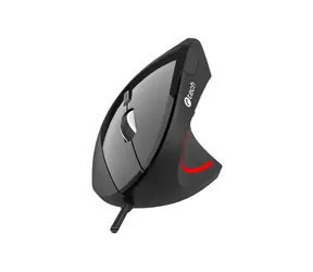 C-tech VEM-09C / vertikale kabelgebundene Maus / 1600DPI / 6 Tasten / USB