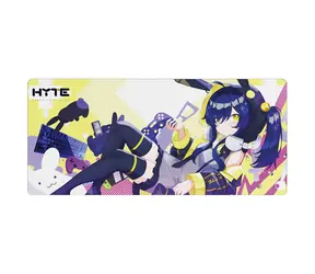 Hyte Bunny Splash Schreibtischunterlage / Gaming-Mauspad / 900 x 400 mm