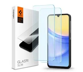 Spigen Glass tR Slim Schutzglas für Samsung Galaxy A25 5G/A15/A15 5G 2 Stück