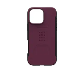 UAG Civilian MagSafe Schutzhülle für Apple iPhone 16 Pro Max Burgunderrot