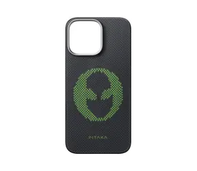Pitaka x Aries Tactile Woven Schutzhülle für Apple iPhone 16 Pro Alien