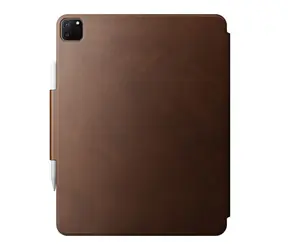 Nomad Leather Folio PLUS Schutzhülle für Apple iPad Pro 12,9" (2018-2022) & Air 13" Braun