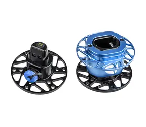 Cube Controls QRX Full Set blau / Schnellspanner mit USB-Durchgang / 50,8-70 mm