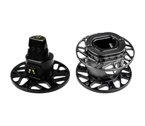 Cube Controls QRX Full Set schwarz / Magnetischer Schnellspanner mit USB-Durchgang / 50,8-70 mm