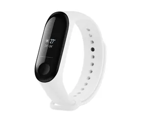 FIXED Silikonarmband Silikonarmband für XIAOMI Mi Band 3/4 weiß
