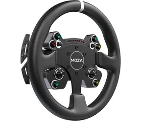 Moza CS V2P Lenkrad schwarz / Rennlenkrad / 33 cm / 4 Paddles / 12 Tasten 