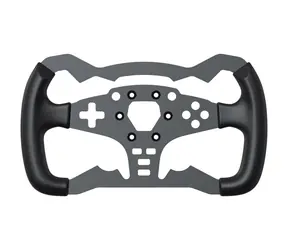 Moza ES Formula Wheel Rim Mod / Verbesserter Lenkradrahmen / gummiert / 28 cm 