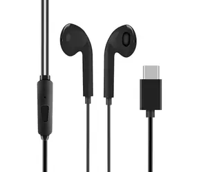 Obal:Me Kabelgebundene Kopfhörer USB-C schwarz / mit Mikrofon / 1,2 m