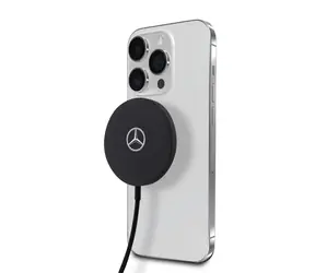 Mercedes 15W magnetisches kabelloses Ladegerät schwarz