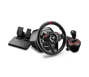 Thrustmaster T128 Shifter Pack / Set aus Lenkrad und Pedalen + Schalthebel für PC und Xbox