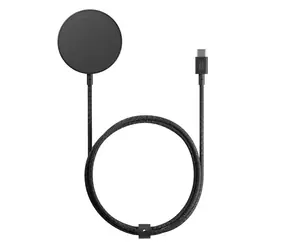 Native Union Snapstand Qi2 kabelloses Ladegerät schwarz / MagSafe / 15W