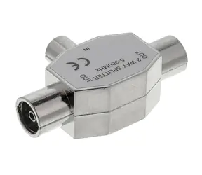 Sencor SAV 124-000 Antennensplitter 1M-2F / Nickel