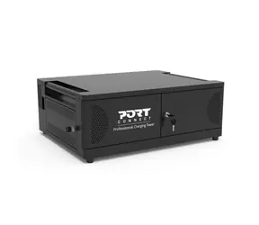 PORT CONNECT CHARGING CABINET schwarz / Ladeschrank für 6 Laptops / USB-C / abschließbare Tür