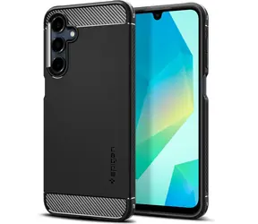 Spigen Rugged Armor Schutzhülle für Samsung Galaxy A16/A16 5G mattschwarz